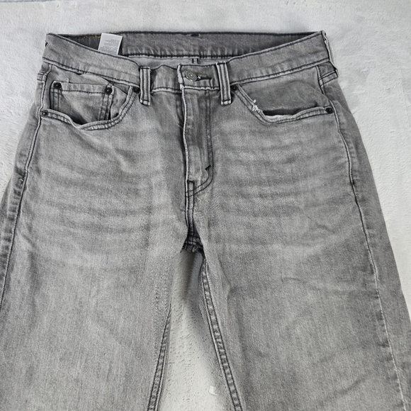 Levis 514 Gray Slim Straight 30x30 Jeans - Picture 3 of 9